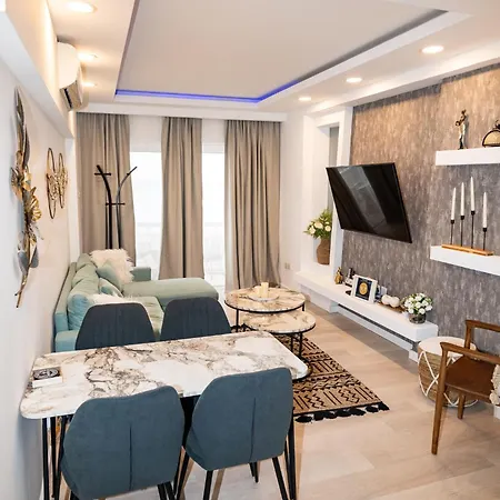 Lazuli Sea View Beachfront Ap 21 Lägenhet Larnaca